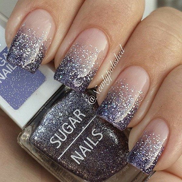 70 Stunning Glitter Nail Designs 17