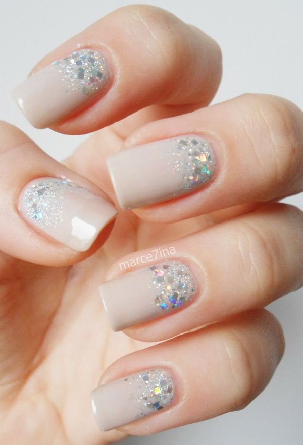 70 Stunning Glitter Nail Designs 17