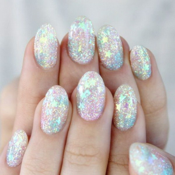 17 glitter nail art designs