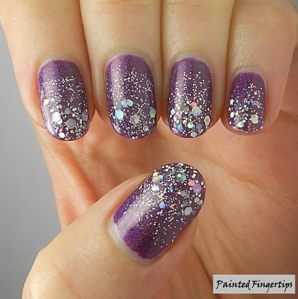 70 Stunning Glitter Nail Designs 2022