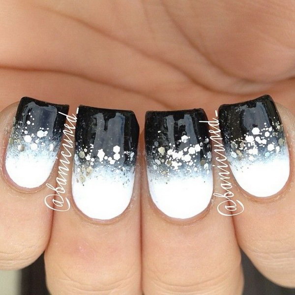 70+ Stunning Glitter Nail Designs 2017