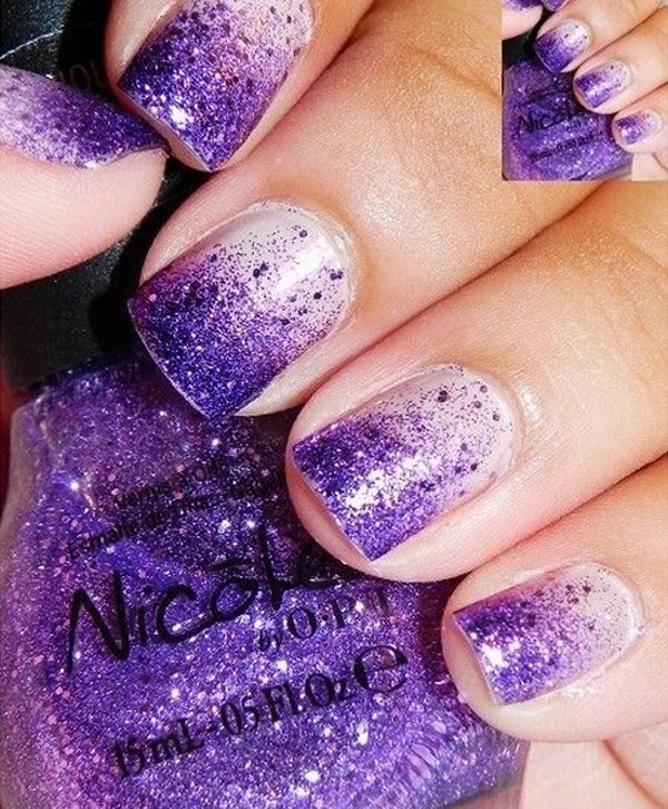 70 Stunning Glitter Nail Designs 17