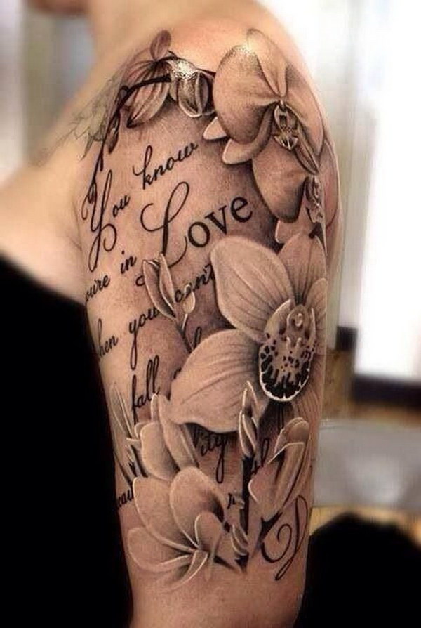 quarter sleeve tattoo female