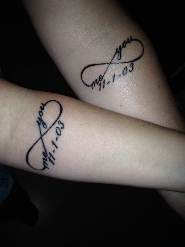 Couples Infiniti Tattoo. 