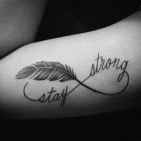 Live Strong Infinity Tattoo 