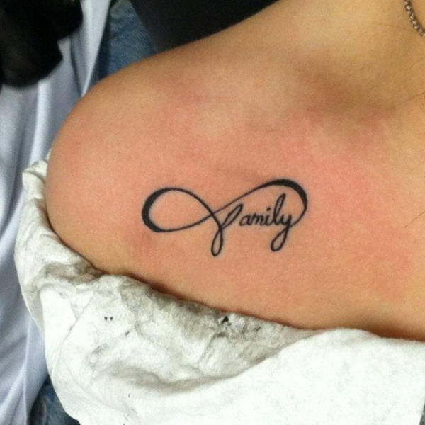 Collar Bone Infinity Tattoos. 