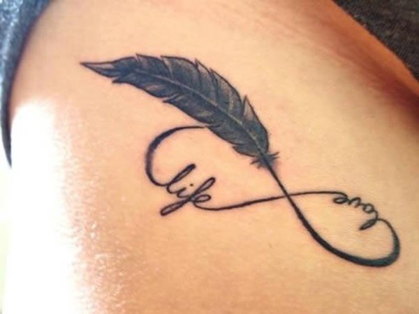 Life And Love Infinity Tattoo. 