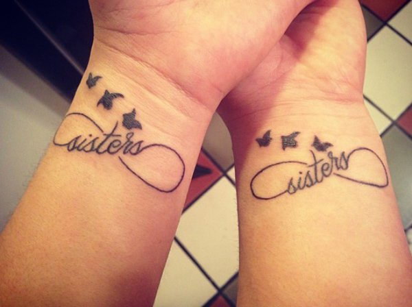 Sister Infinity Tattoo. 