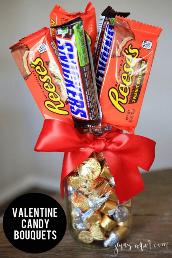 70 DIY Valentine's Day Gifts & Decorations Made From Mason ...