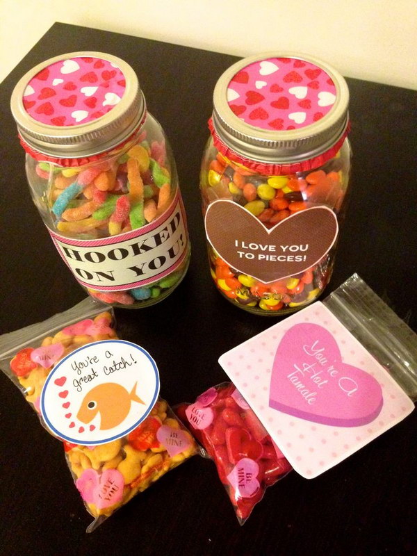 candy jar ideas for boyfriend