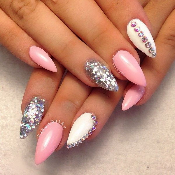 35 Fearless Stiletto Nail Art Designs 17