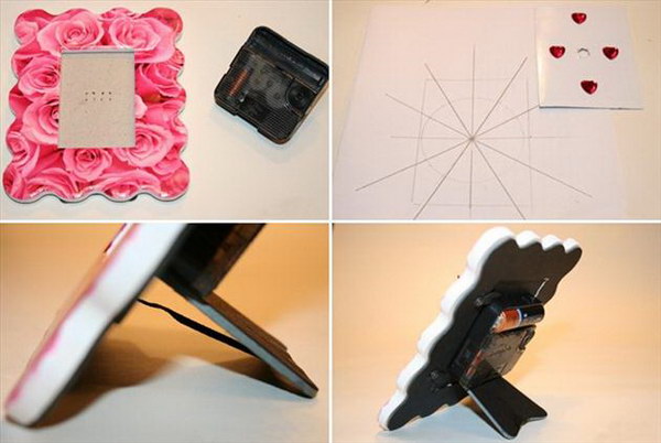 Roses Pattern Photo Frame