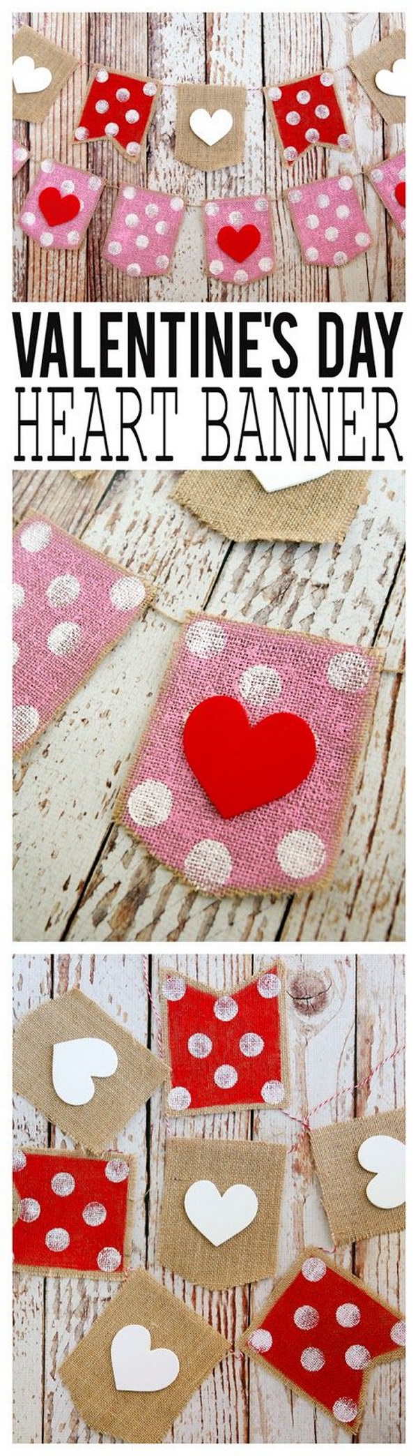Valentine's Day Heart Banner