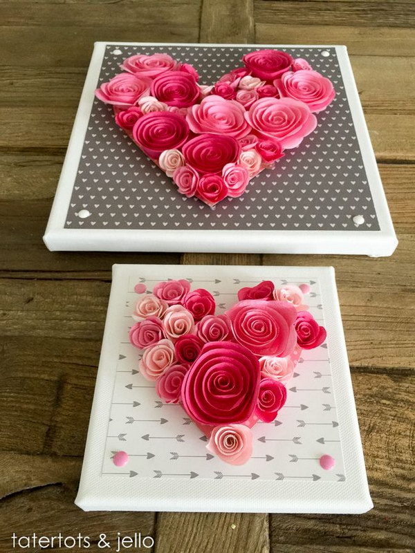 Easy 10 Minute Valentine's Day Wall Art