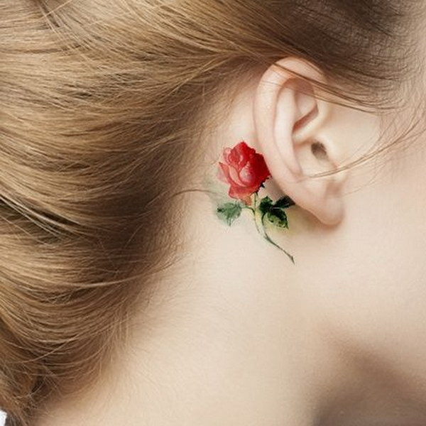 60+ Pretty Designs of Ear Tattoos 2022