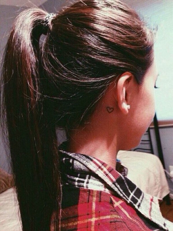 60 Pretty Designs Of Ear Tattoos 2017