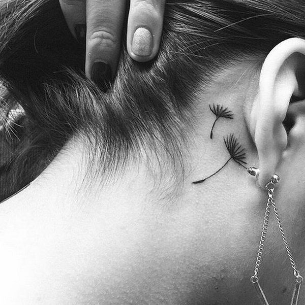 60 Pretty Designs Of Ear Tattoos 2017