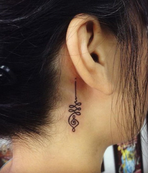 51 Free Download Tattoo Ideas Behind Ear HD Tattoo