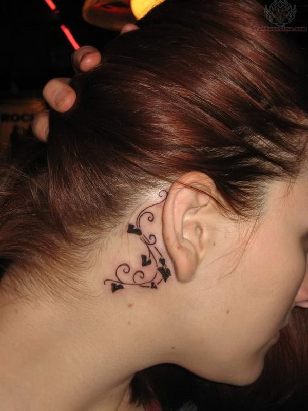 60 Pretty Designs Of Ear Tattoos 2017