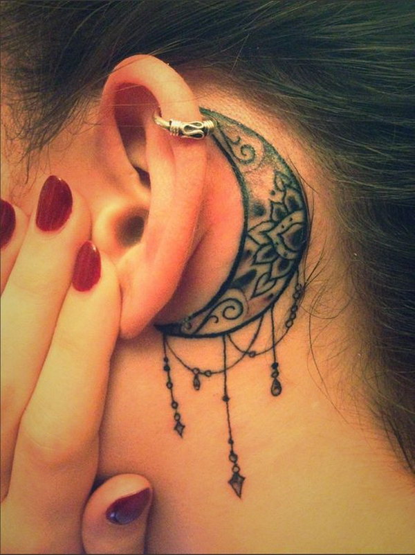 45 Tattoos Behind Ear For Endless Beauty And Cuteness