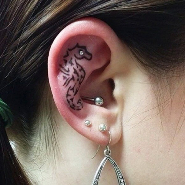 tattoo for girl ear