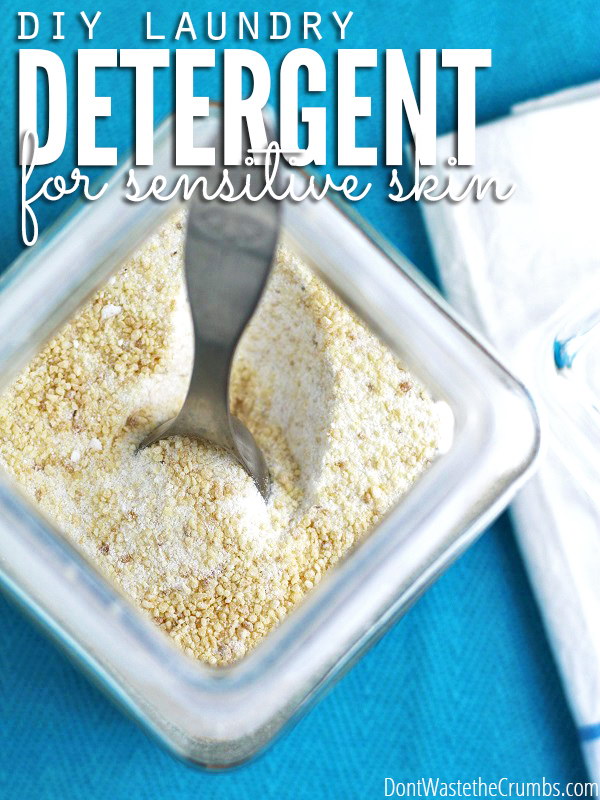 Homemade Laundry Detergent For Sensitive Skin.