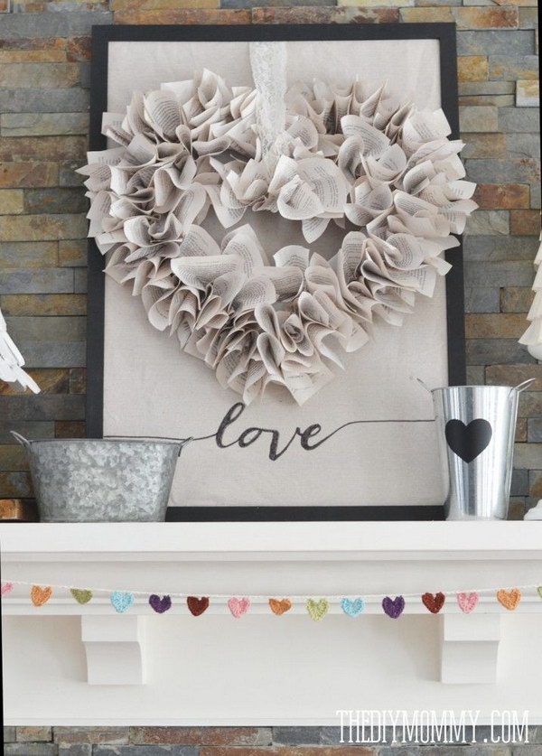 Beautiful Valentine's Day Mantel Decorations 2017