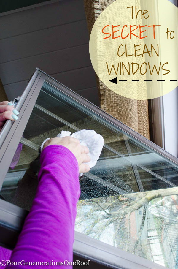 best way to wash windows outside