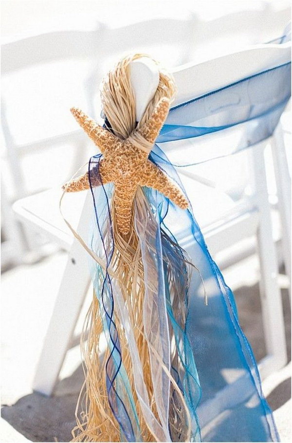 beach themed wedding decor