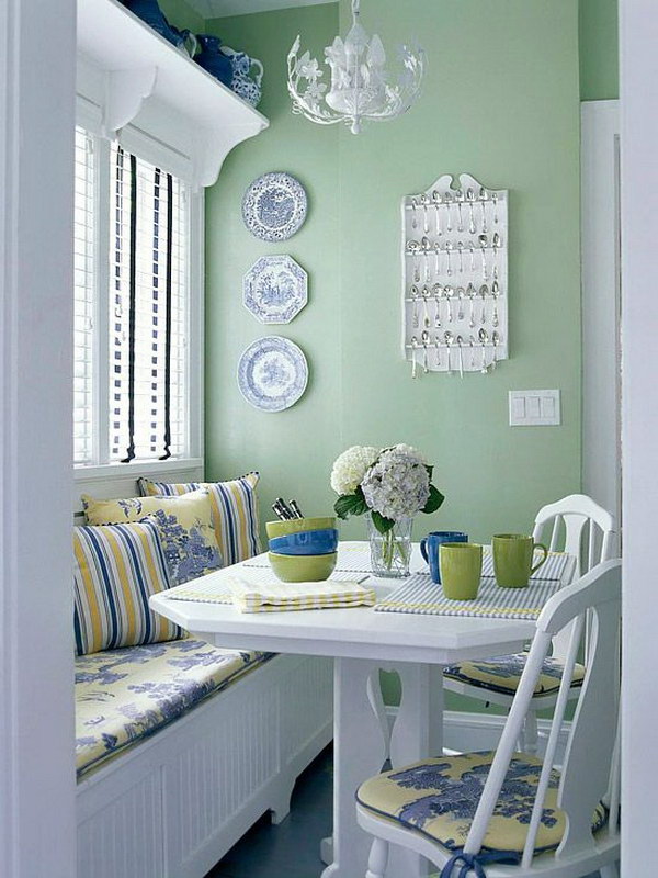 Vibrant and Fresh Breakfast Nook.