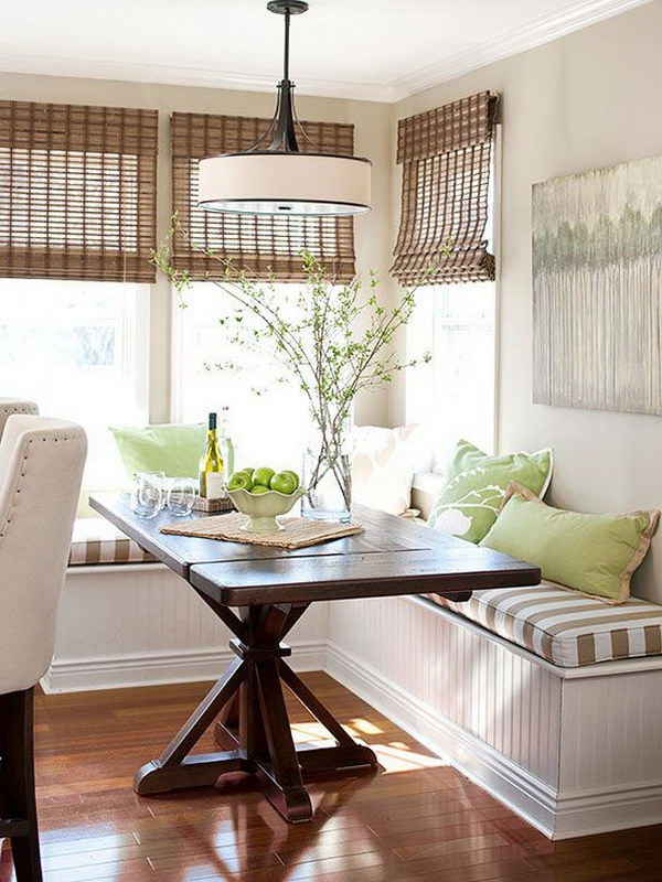 Farmhouse Breakfast Nook with Natural Beauty.