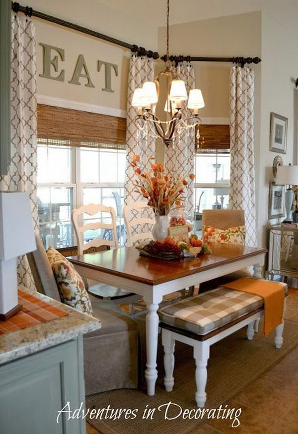 Neutral Breakfast Nook.