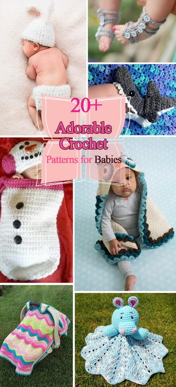 20+ Adorable Crochet Patterns for Babies 2017