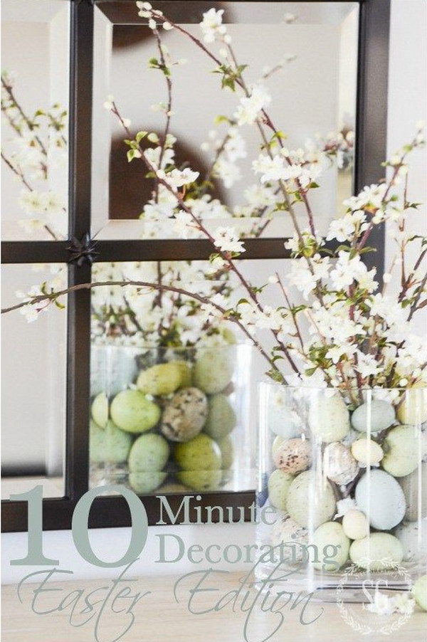 DIY Awesome Easter Arrangement In Under 10 Minutes