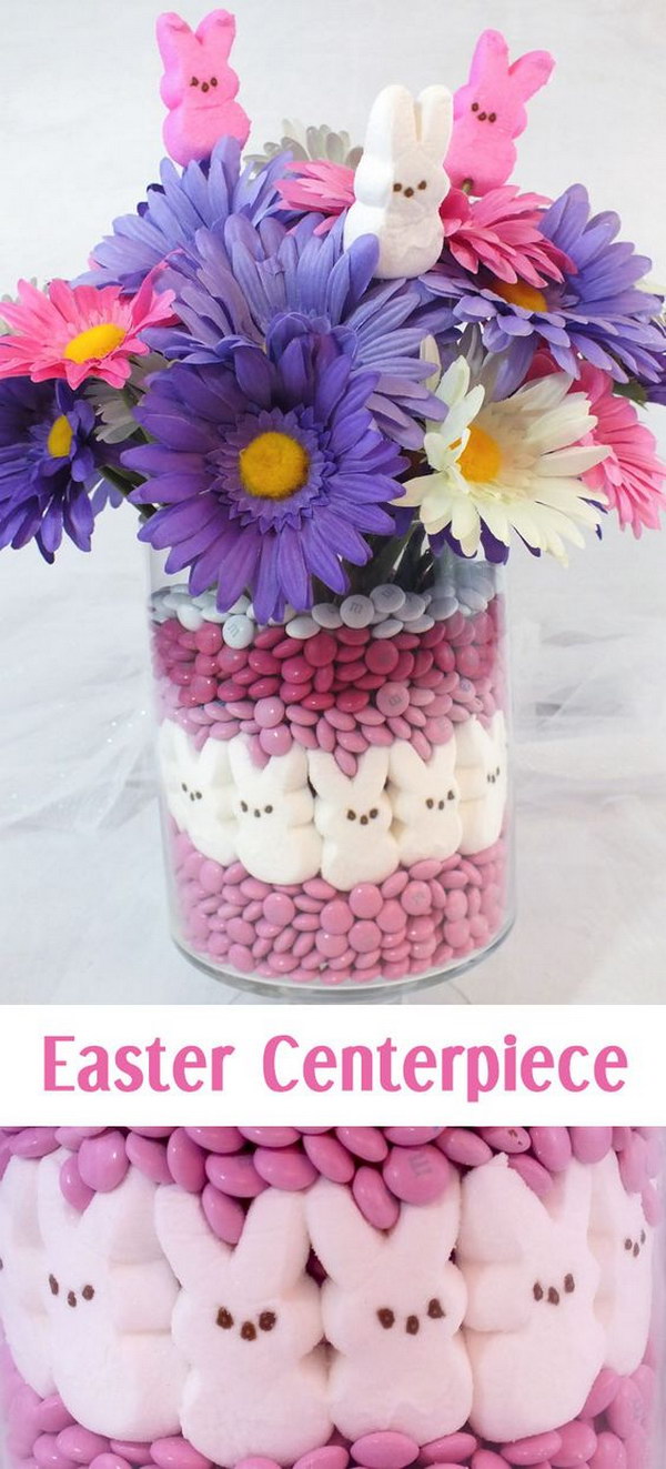 Adorable Easter Peeps Centerpiece