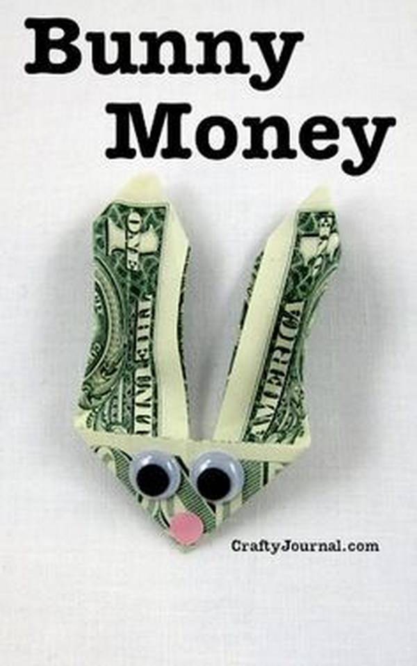 Easy and Creative Bunny Money Gift For Teens And Tweens