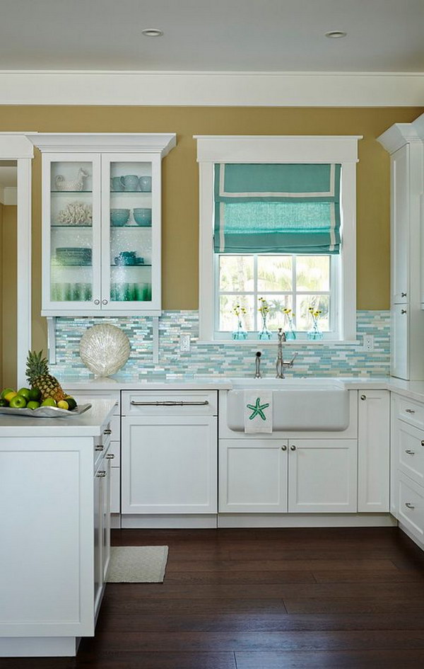 Beach Cottage Kitchen Backsplash Inflightshutdown   43 Kitchen Backsplash Ideas 