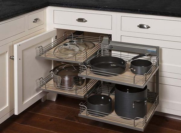 Corner Kitchen Cabinets With Drawers - 30 Corner Drawers And Storage