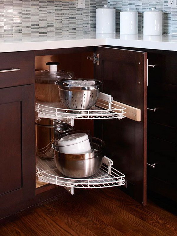 Kitchen Corner Cabinet Storage Ideas 2017