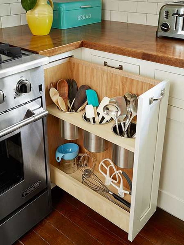 Kitchen Corner Cabinet Storage Ideas