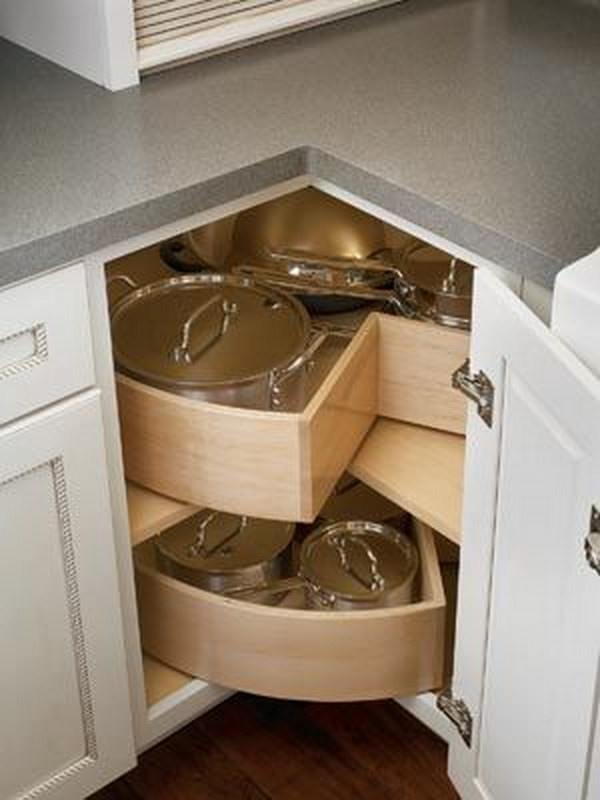 Corner Kitchen Cabinet Organization Ideas - Belletheng