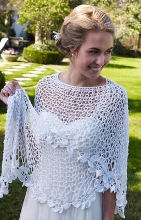 Spring Blooms Crochet Shawl Pattern
