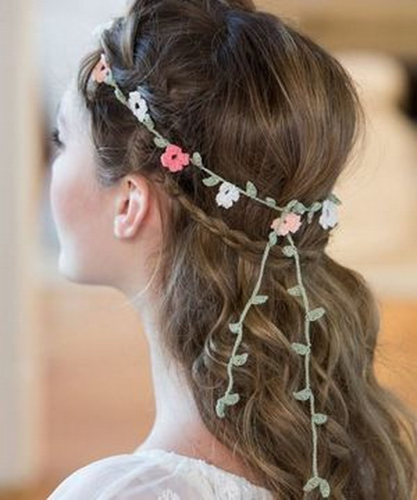 Floral Crochet Headband Free Pattern