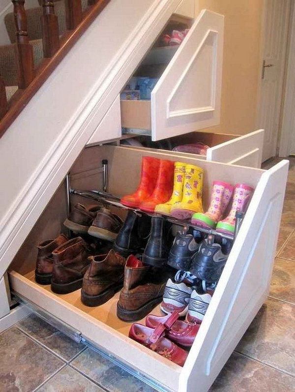 30 Creative Shoe Storage Ideas 2017