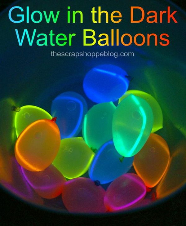 glow in the dark balloons helium