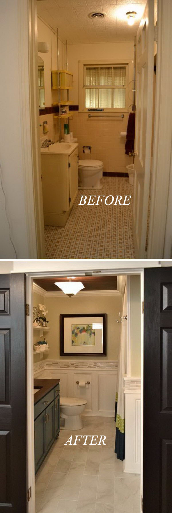 Hallway Bathroom Remodel.