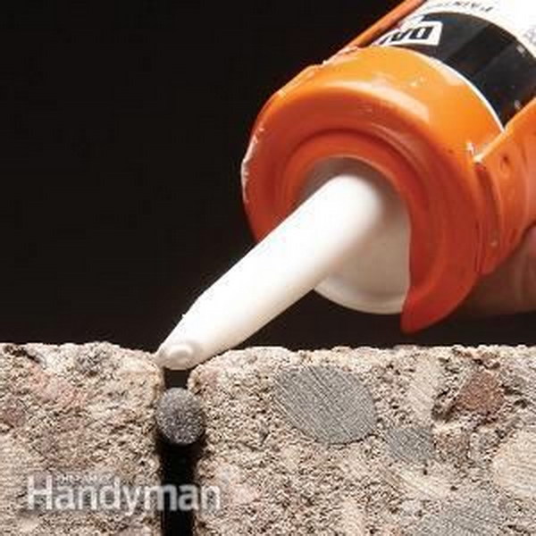 Fill Wide Cracks With Foam Backer Rod Before Caulking.