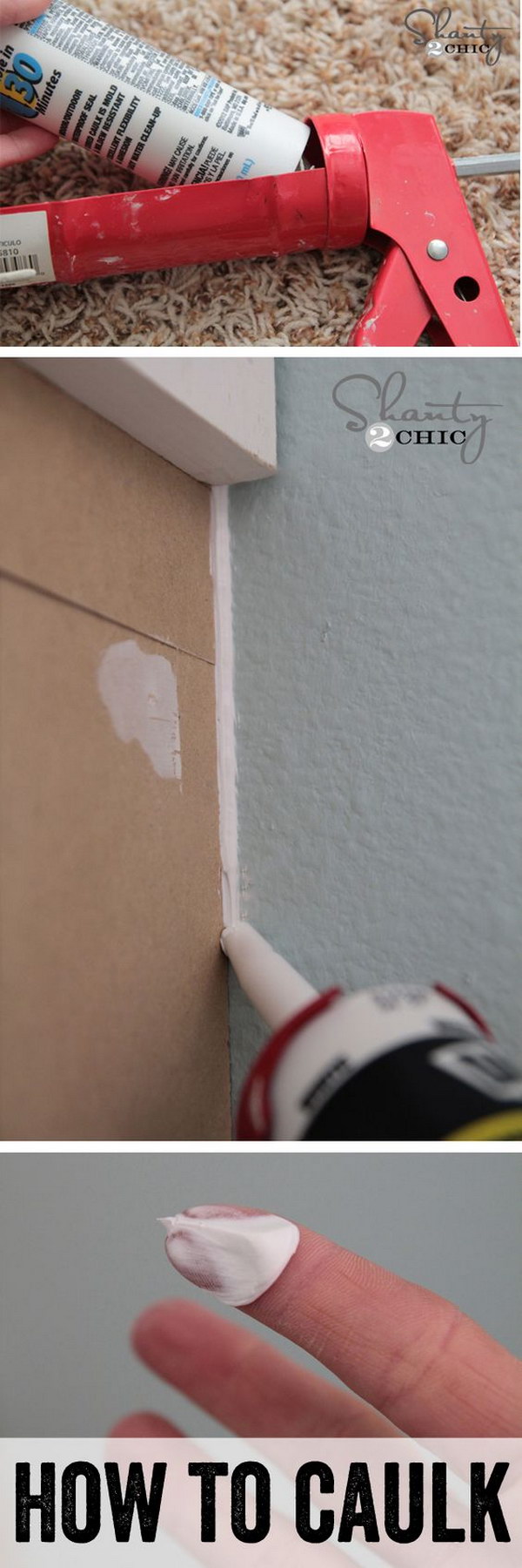 How To Use A Caulk Gun.