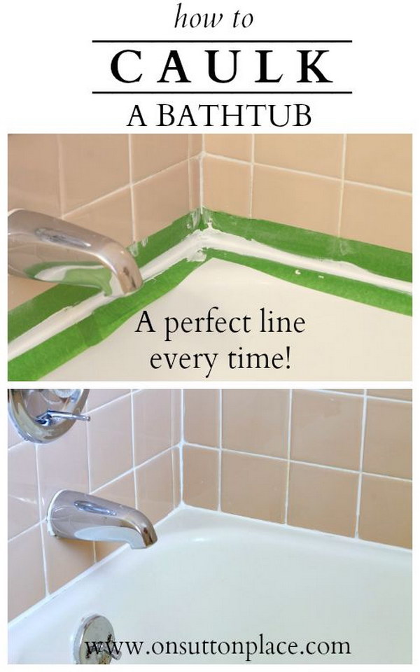How To Caulk A Bathtub.