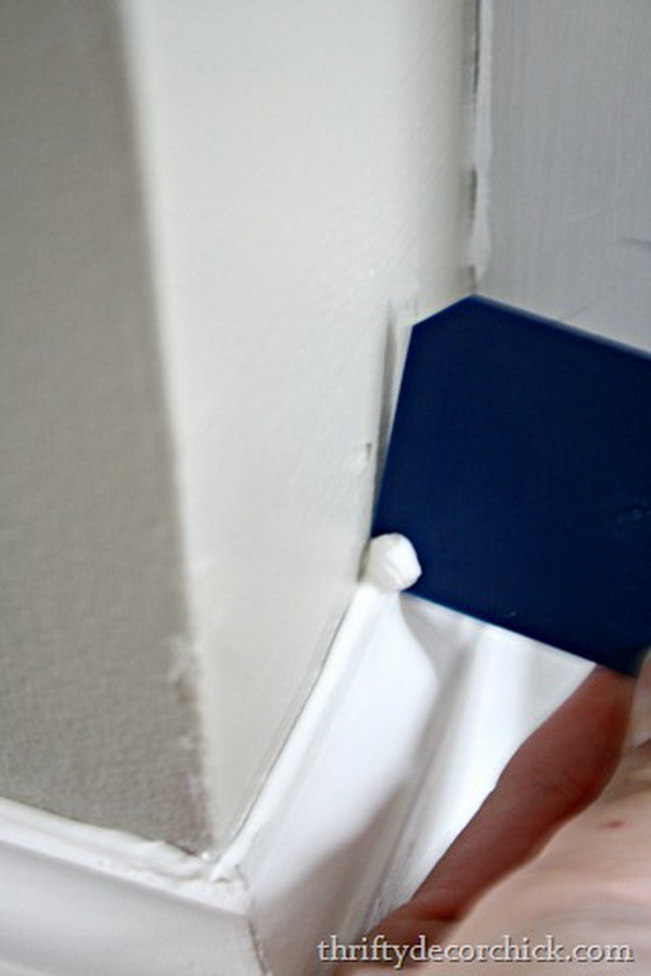 Use Rubber Wedge To Make Your Caulking Job Much Easier And Less Messy.